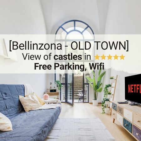 Bellinzona-Centro Storico Vista Castelli A ☆☆☆☆☆ Appartement Buitenkant foto